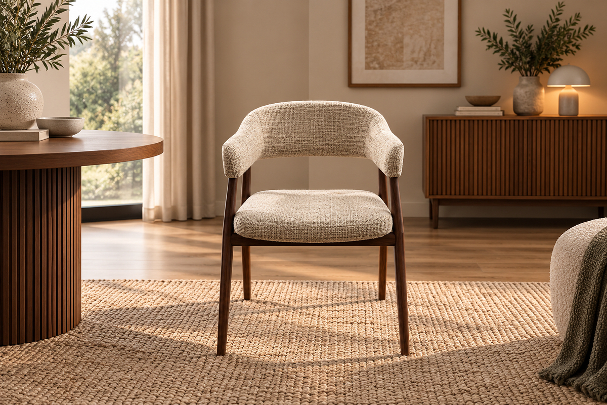 Chaise Lisa Marbella Pied noyer