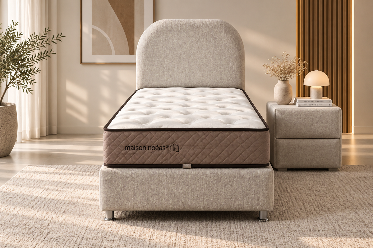 Lit Coffre Enfant JADE BLANC CASSE - CHENILLE