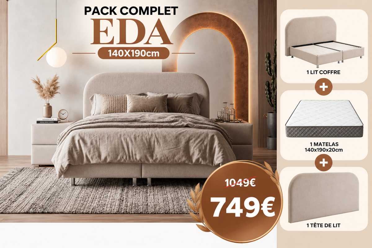 PACK COMPLET EDA + Matelas 20cm