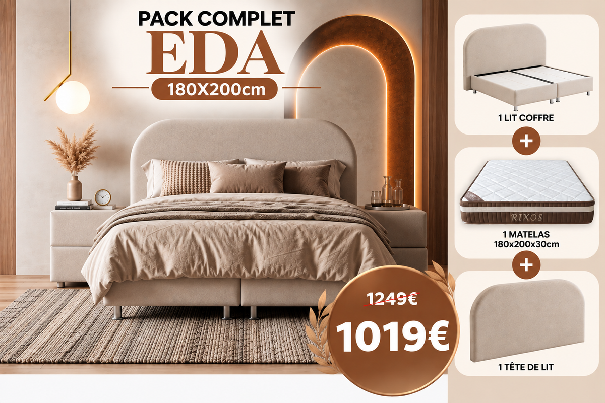 PACK COMPLET EDA + Matelas 30cm