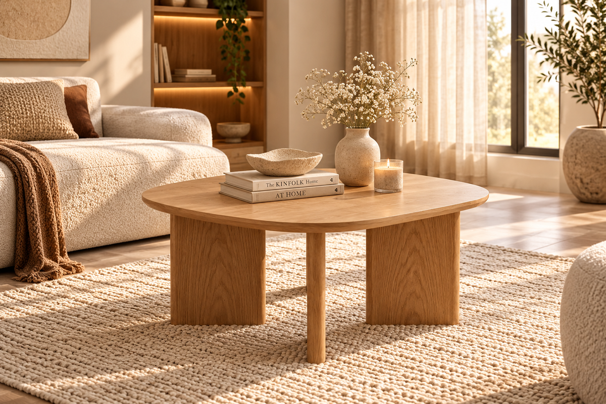 Table basse BROMI chêne