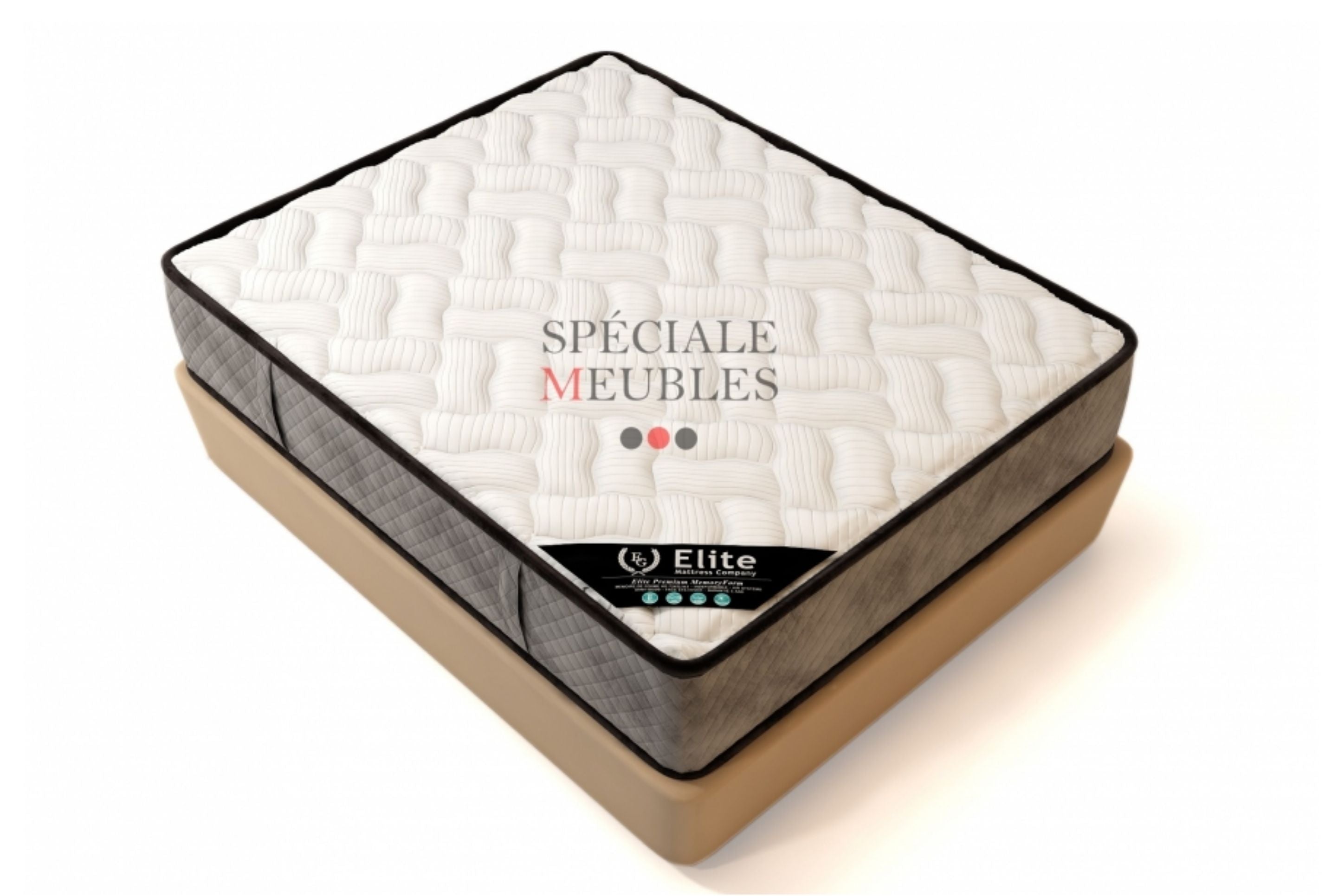 Ensemble Sommier Matelas Élite 30 cm LUXE