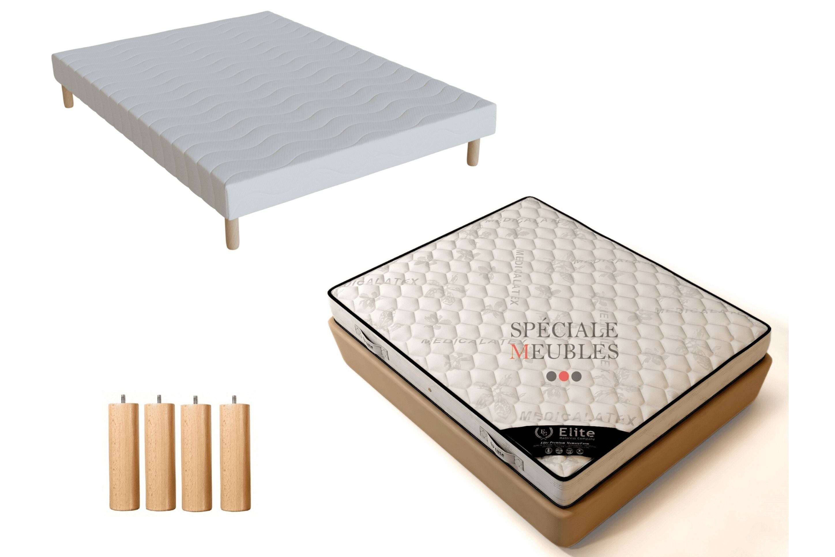 Ensemble Sommier Matelas Élite 20 cm