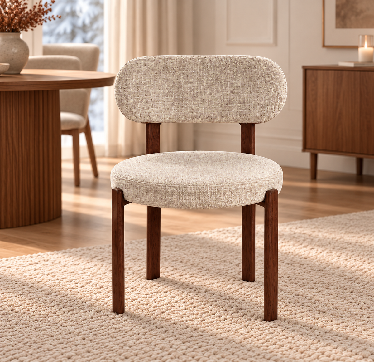Chaise Hailey tissus Marbella