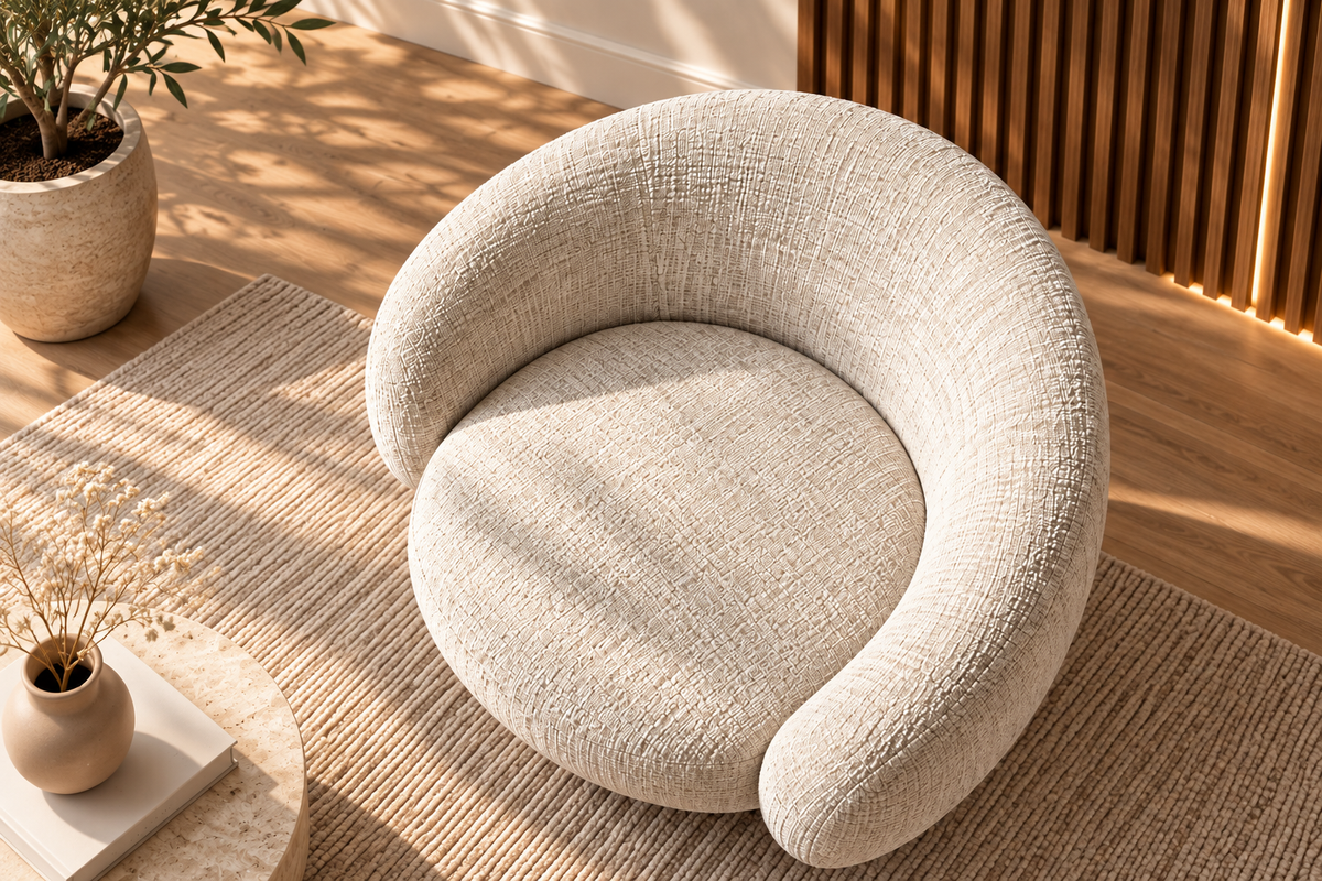 Fauteuil Nestor tissu Marbella