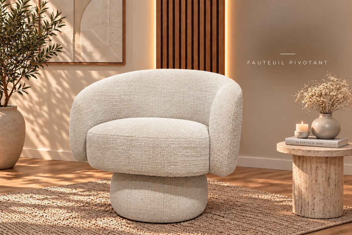Fauteuil Nestor tissu Marbella