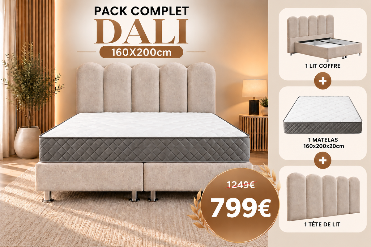 PACK COMPLET DALI+ matelas 20cm