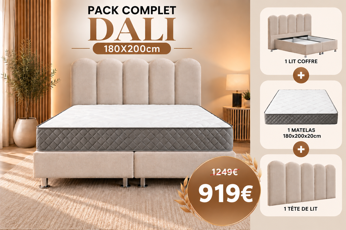 PACK COMPLET DALI+ matelas 20cm
