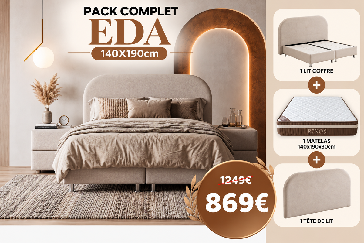 PACK COMPLET EDA + Matelas 30cm