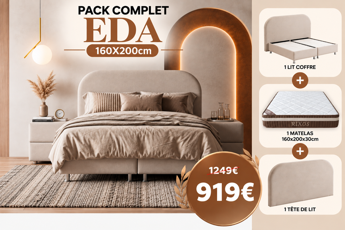 PACK COMPLET EDA + Matelas 30cm