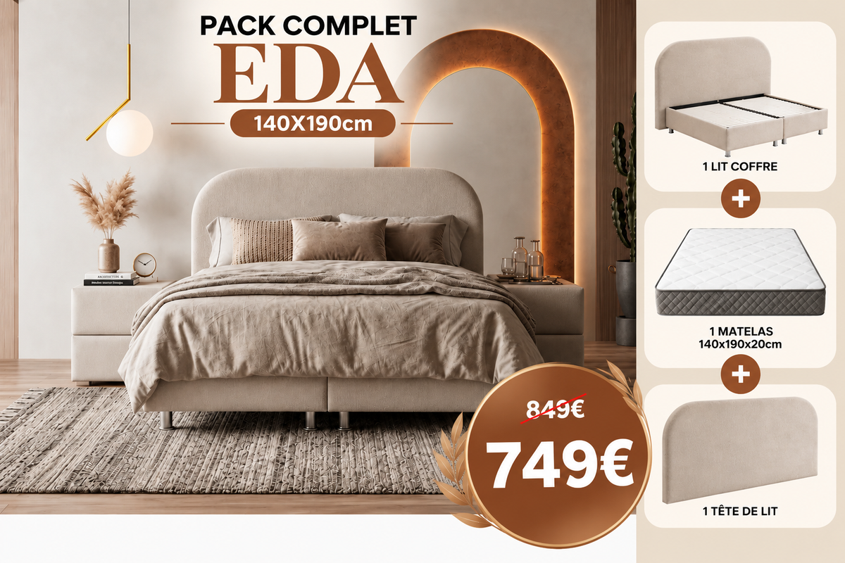 PACK COMPLET EDA + Matelas 20cm