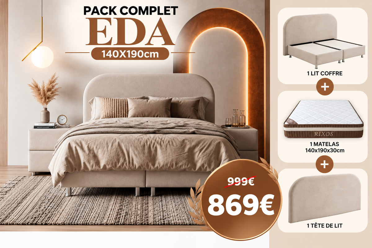 PACK COMPLET EDA + Matelas 30cm