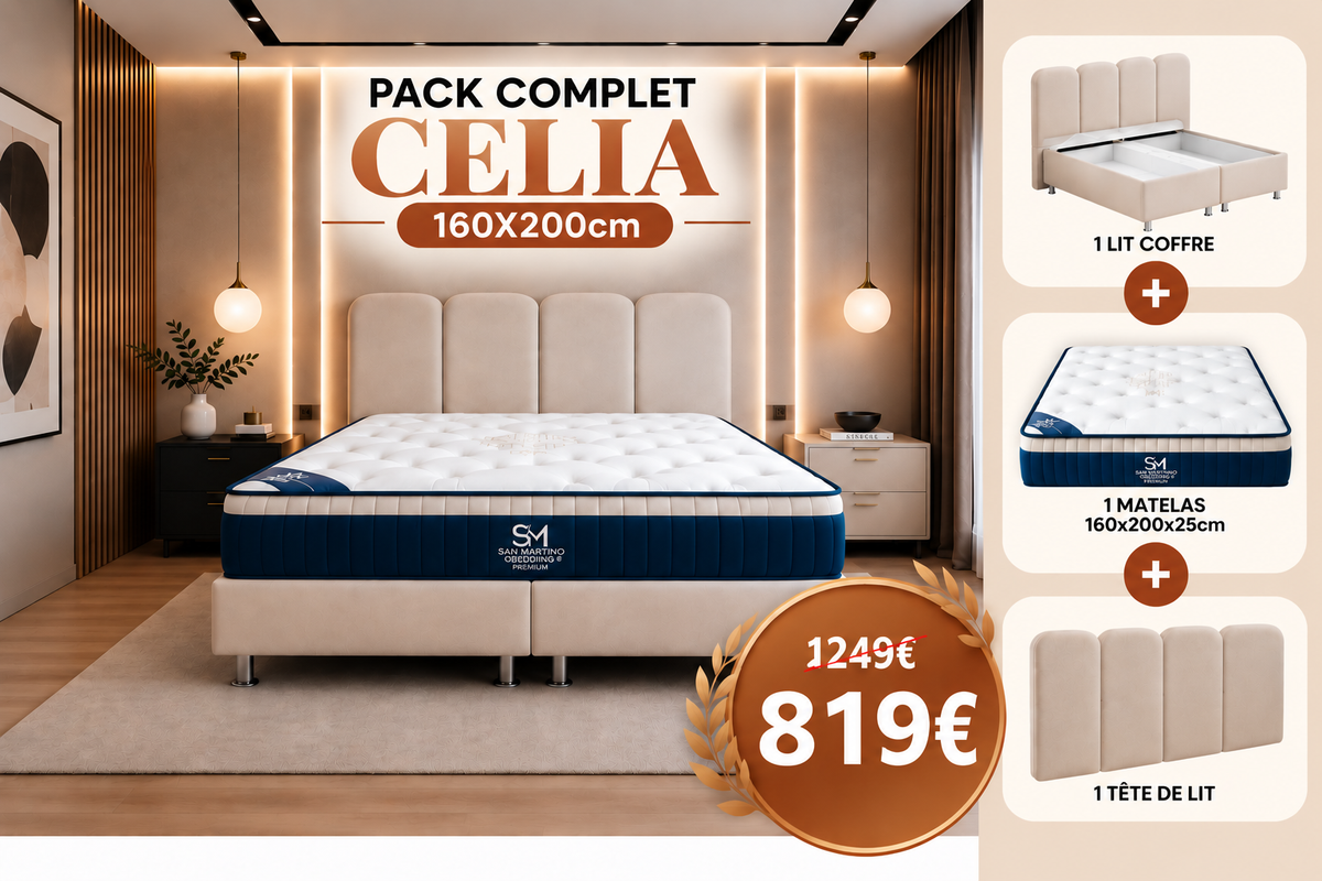 PACK COMPLET Celia + matelas 25cm