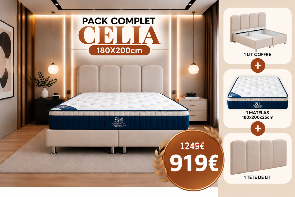 PACK COMPLET Celia + matelas 25cm