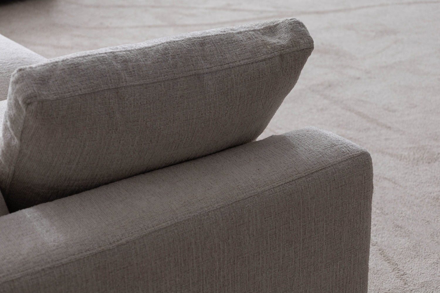 Canapé Julia Modulable Chenille  3+1 Pouf